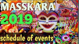 BACOLOD Masskara Festival 2019 event schedule. And 2018 champion brgy. Tangub