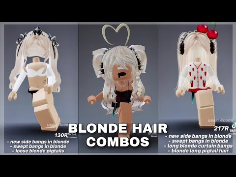 combos de cabelo roblox emo blonde｜Pesquisa do TikTok