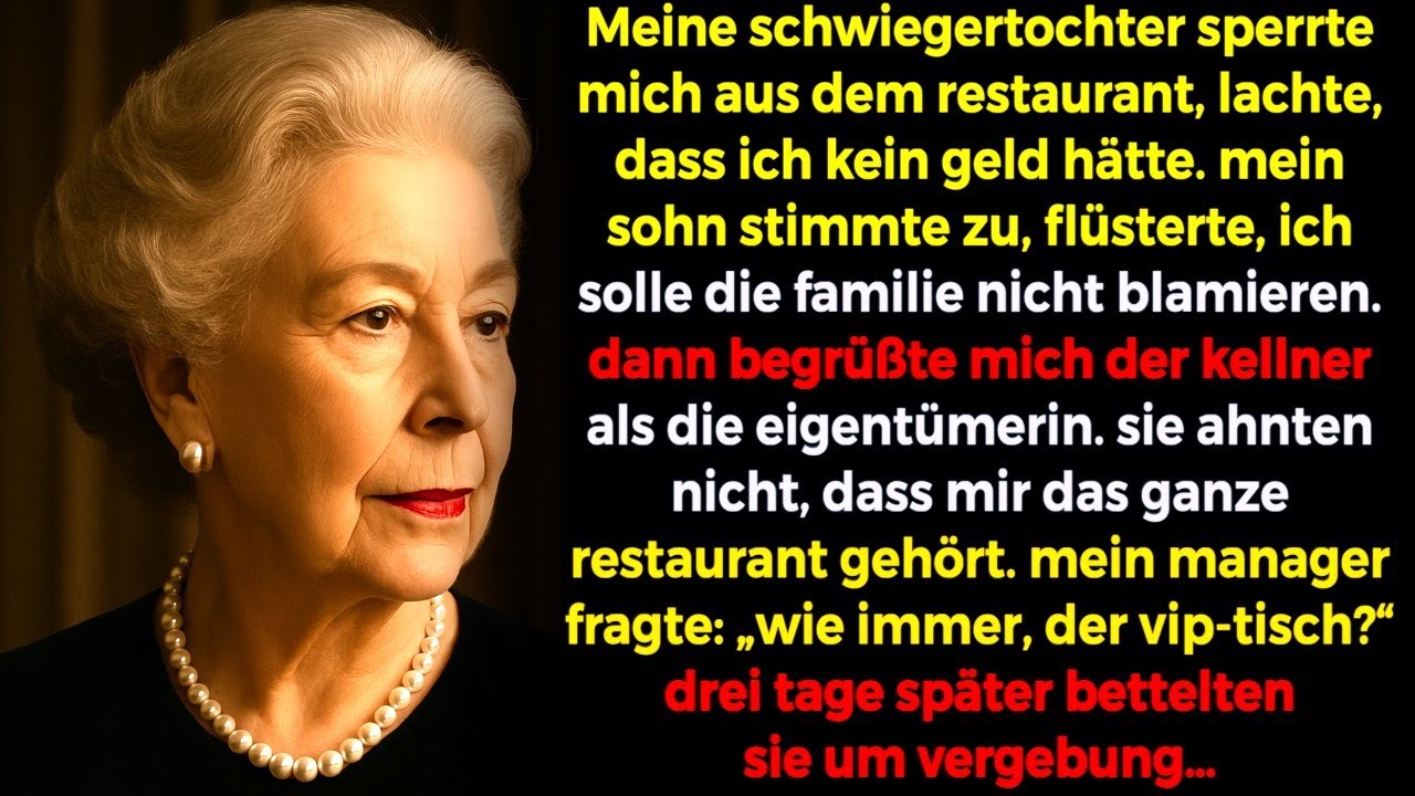 Schwiegertochter Blamiert Mich Vor Allen – Doch Dann Handelt Der Kellner Unerwartet