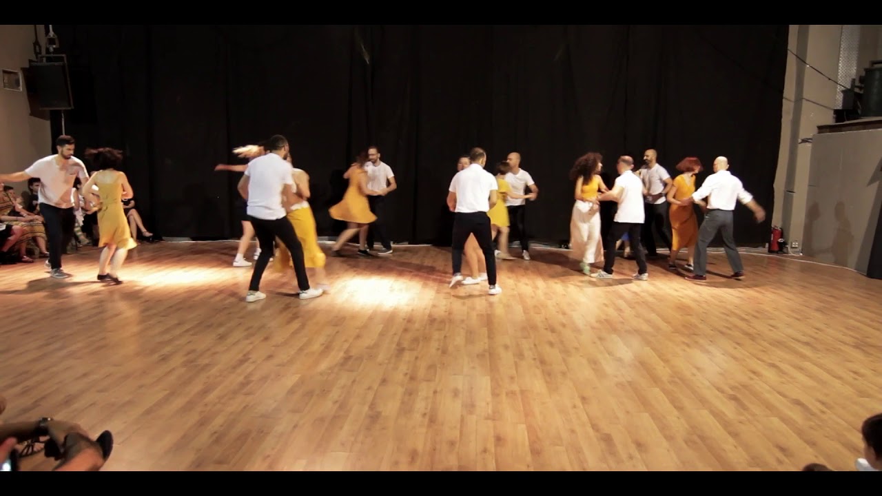 Rhythm Hoppers Graduation Swing Party 2019 - Lindy Hop routine 6