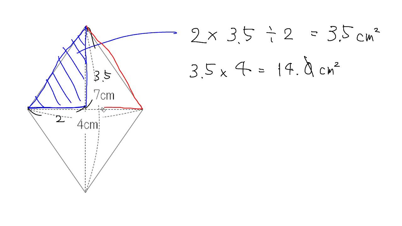 ひし形の面積の公式 Youtube