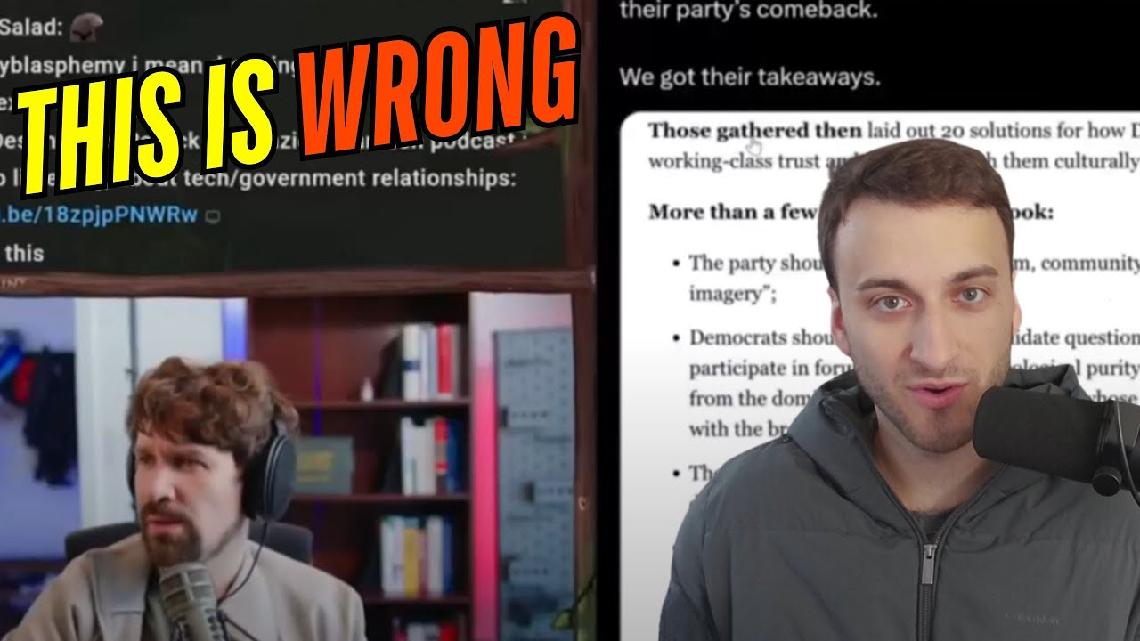 Destiny Agrees With Democrat's DUMB "New" Strategy - Rerunning Kamala 2024