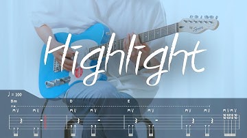 터치드 - Highlight  기타커버【●●◐○○】