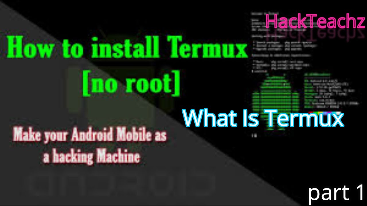 🔴 What Is Termux And How To Install Or Install Full details Part 1 ...