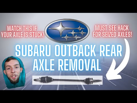 Subaru Outback Rear Axle Removal HACK! | DIY