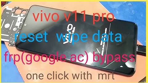 vivo v11 pro frp unlock mrt 2019