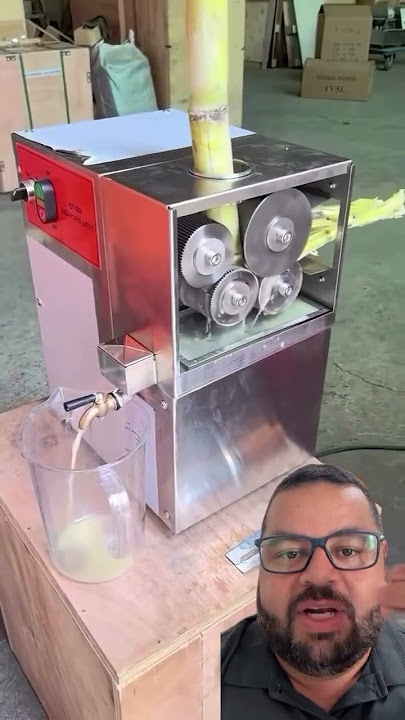A melhor máquina para moer cana, não faz barulho e não é perigosa