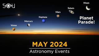 Don&#39;t Miss These Space Events in May 2024 | Planet Parade | Eta Aquariid Meteor Shower