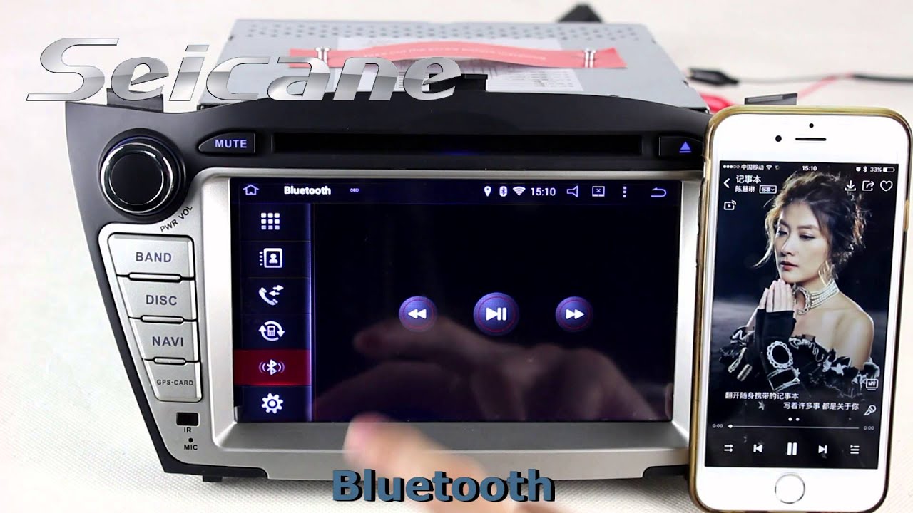 8 inch 2009 2010 Hyundai TUCSON IX35 dvd bluetooth gps navigation Sat