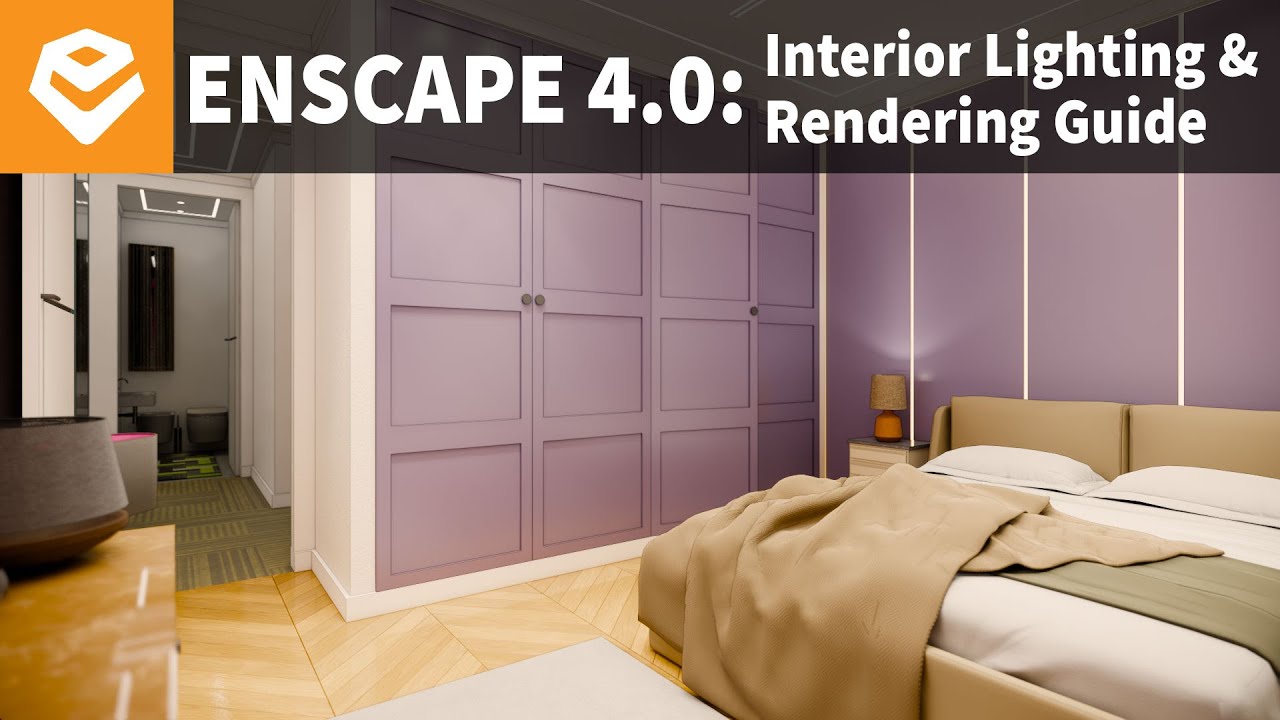 Enscape 4.0 Interior Lighting And Rendering Complete Tutorial - YouTube