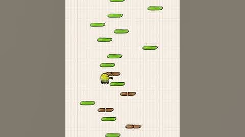 A very old game remade and oversimplified! (doodle jump) #shorts