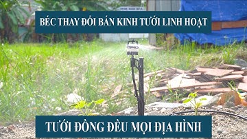 HƯỚNG DẪN SỬ DỤNG DÒNG BÉC TƯỚI GỐC VP3 CÓ BÙ ÁP VÀ KHÔNG BÙ ÁP | VNPLANT