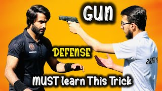 SELF DEFENCE WITH GUN FASTEST TRICK BY RAJA TAYYAB | Road Fight Techniques