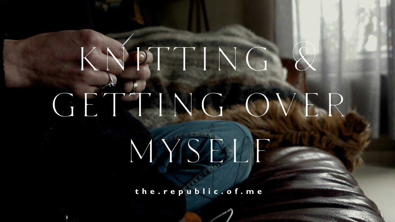 Letting yarn speak to me and preparing to upload a video I was too afraid to