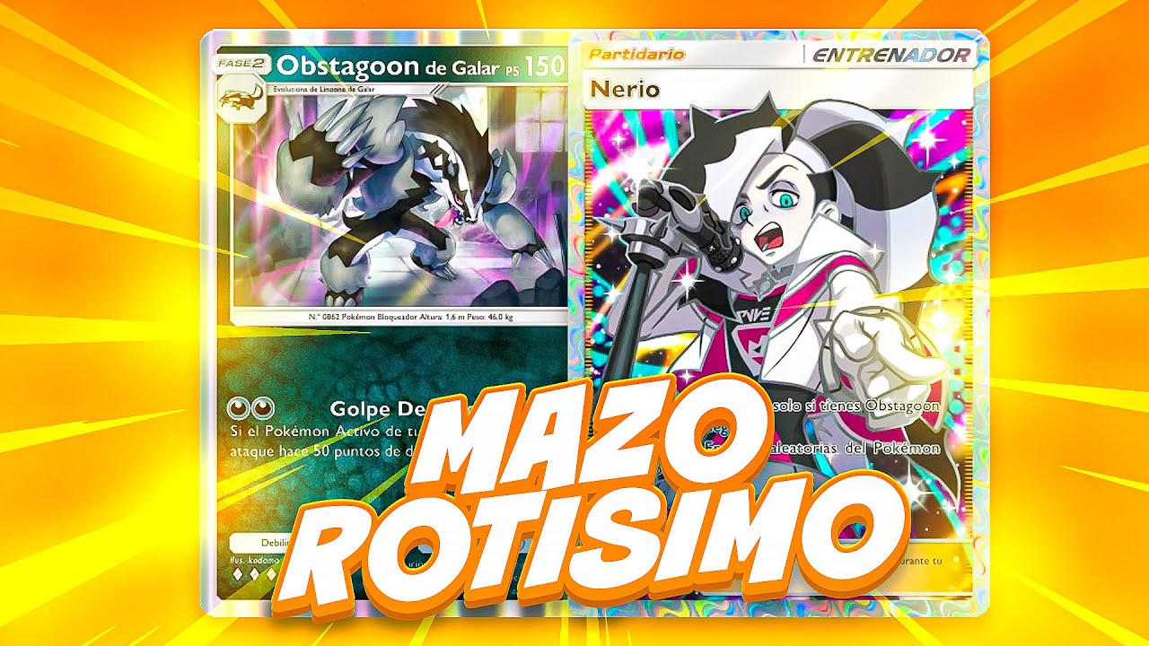 ESTE NUEVO MAZO DE OBSTAGOON Y NERIO DESTROZA EL META EN POKEMON TCG POCKET !!