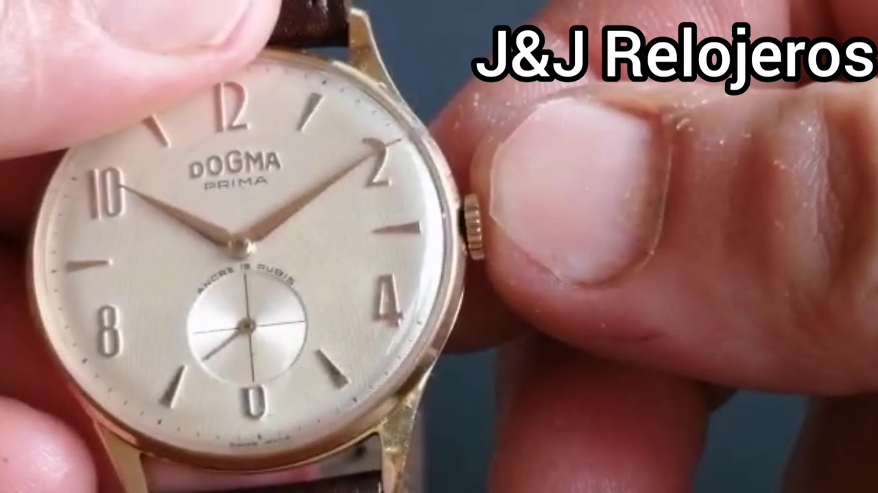 Reloj DOGMA Vintage año 1950, Relojes Vintage, Relojes en Español, Reloj  Vintage,Reloj DOGMA Españo - YouTube