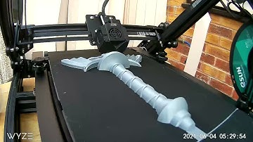 Creality CR-30 printmill, part 2 rusted master sword