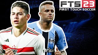 FTS 23 100% ATUALIZADO COM BRASILEIRÃO E EUROPEU COM JAMES RODRIGUEZ NO SÃO PAULO