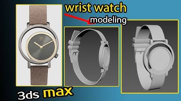 wrist watch modeling in 3dsmax | wries | watch | 3dsmax | modeling |