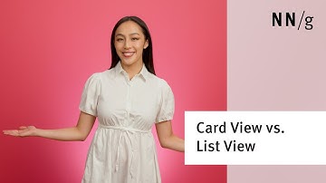 Card View vs. List View