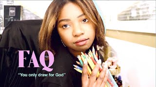 Questions you may have about my illustrations! · FAQ Janet's Drawstation 🌸