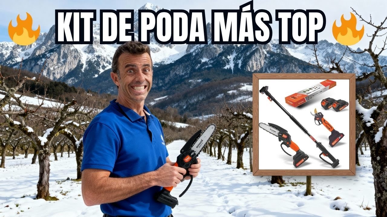 ✂️⚡ Probamos el KIT de Poda Eléctrico MÁS COMPLETO (Tijera + Sierra + Pértiga)