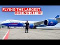 Flying Boeing’s Largest Aircraft - 747-8F Cargo SilkWay West