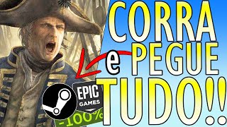 OPA!! TUDO O QUE ESTÁ de GRAÇA AGORA no PC! JOGOS GRÁTIS para PC na STEAM e  EPIC GAMES STORE 