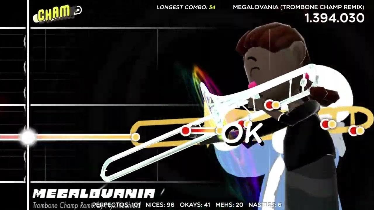 Trombone Champs Custom Chart Megalovania Trombone Champ Remix (S
