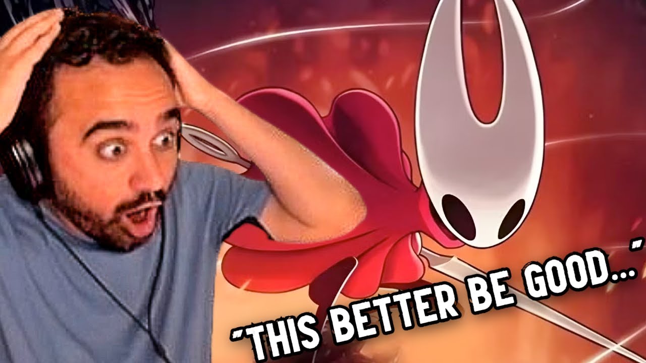 Squeex shows off his impeccable reacting skills for Hollow Knight: Silksong!
