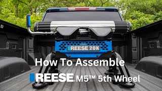 How To Assemble REESE M5 20k 27K 32K Modular Fifth Wheel Hitch Easy DIY Assembly