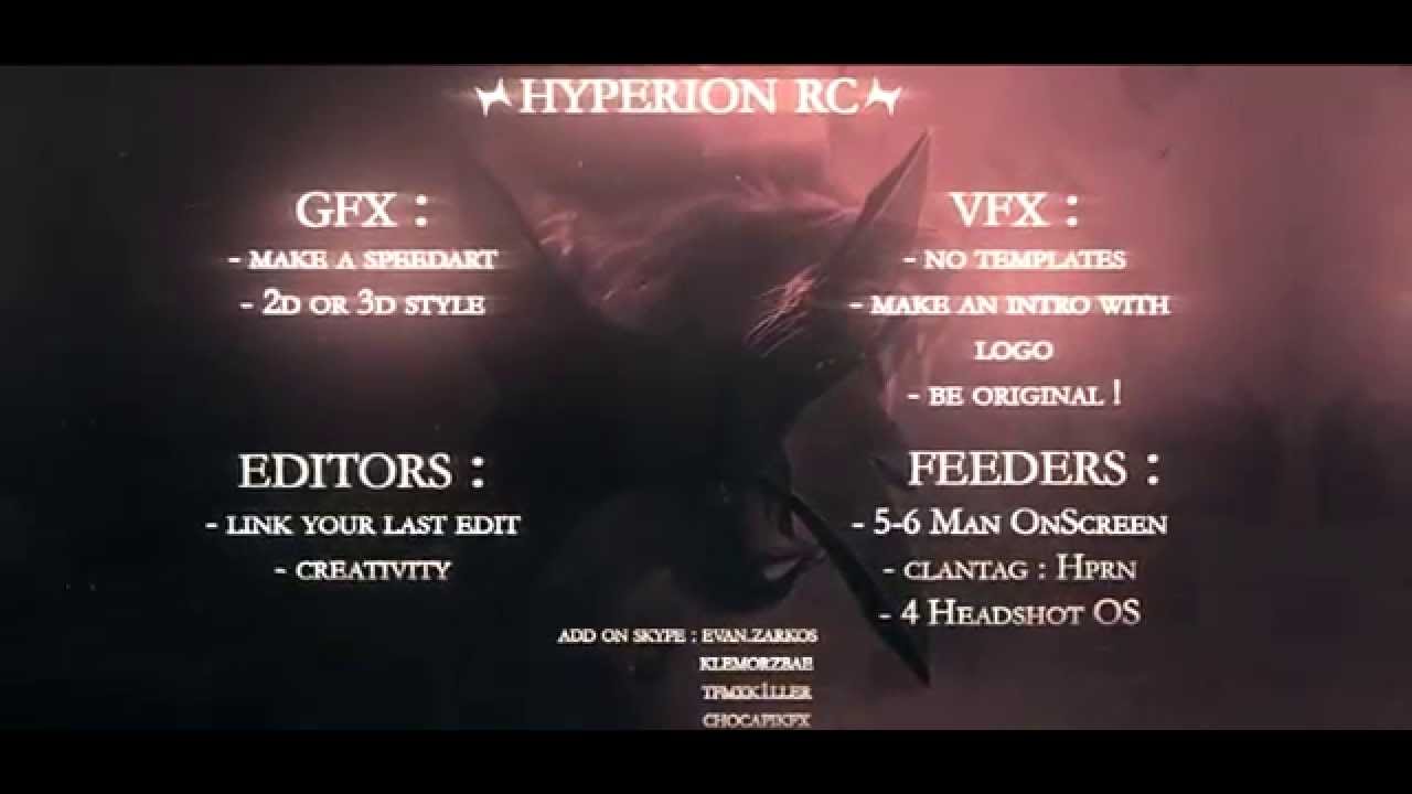 RC Challenge of Hyperion ! for artists
