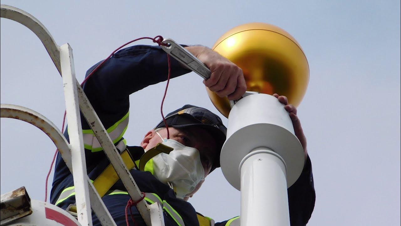 50 Foot Flagpole Installation Duva Field, Little Falls, NJ YouTube