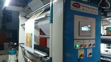 Flexo Printing Press for Non Woven Fabric - Speed 70 m.p.m by Printgraph, India.