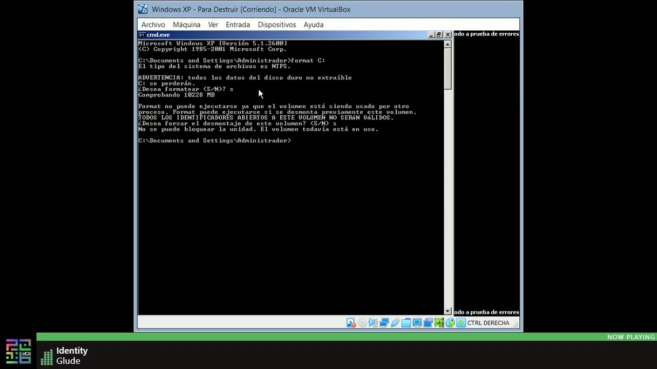 Destroying Windows XP / Destruyendo Windows XP | Rax
