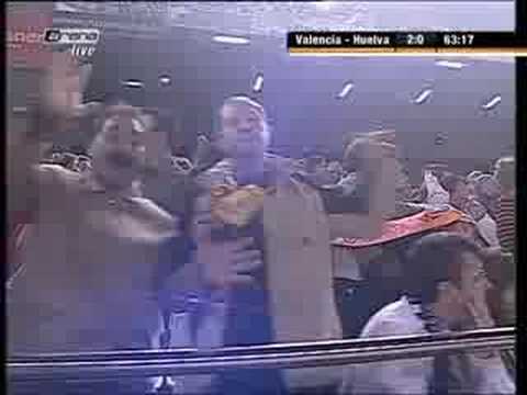 Valencia 2x0 Recreativo Huelva 28/04/2007 - Segundo Gol
