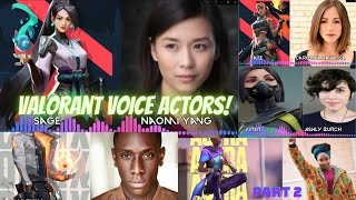 VALORANT VOICE ACTORS PART 2