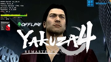 Yakuza 4 Remastered on Android | Winlator CMOD v13 Gameplay | OFFLINE  Poco F5
