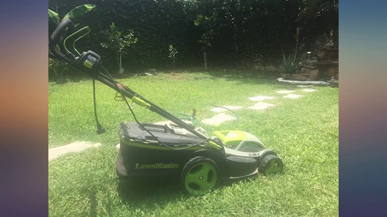 Lawnmaster Meb1016m 10 Amp 15 Inch Electric 2 In 1 Mower Review Youtube