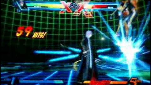 UMvC 3 Vergil solo wall to wall  combo - spiral sword (hard)- 5 metters