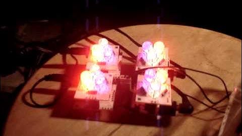 blinkm audio visualizer audio demo