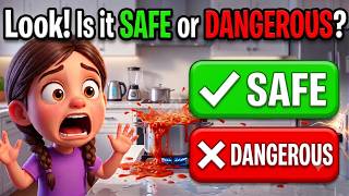 Safe or Dangerous Can You Guess 🛑 Fun Safety Rules Quiz for Kids! | Bright Buddies
