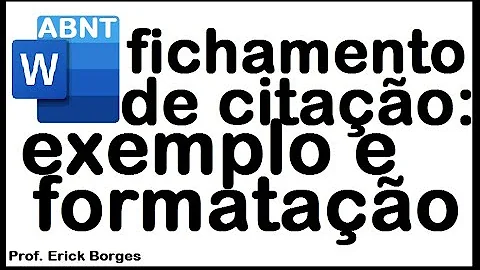 Como fazer um fichamento de um livro segundo as normas da ABNT?