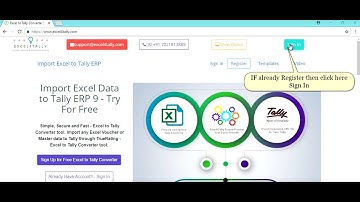 How do I Import Ledger Master Excel to Tally ERP using Excel4Tally.com  - Try Free