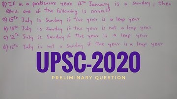 UPSC asked question based on Calender || BPSC || UPSC || EDUholic