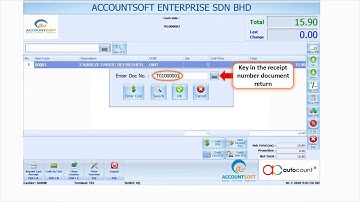 AutoCount POS - Refund
