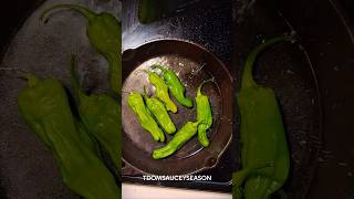 SHISHITO SWEET CHILI GARLIC SOY ASMR PT 2 #sauce #chili #shishito #pepper #shorts #food #asmr