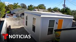 Casas armables solucionan demanda de viviendas a bajo costo | Noticias Telemundo