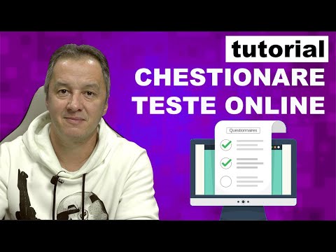 Tutorial Google Forms - Cum creez teste si chestionare online? [pas cu pas pt incepatori]