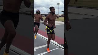 Training with NCAA’s 1-2 duo 💨